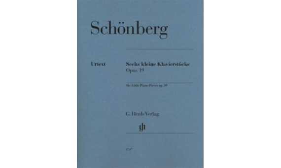 SCHOENBERG A. - PEQUEÑAS PIEZAS (6) - OP.19 URTEXT