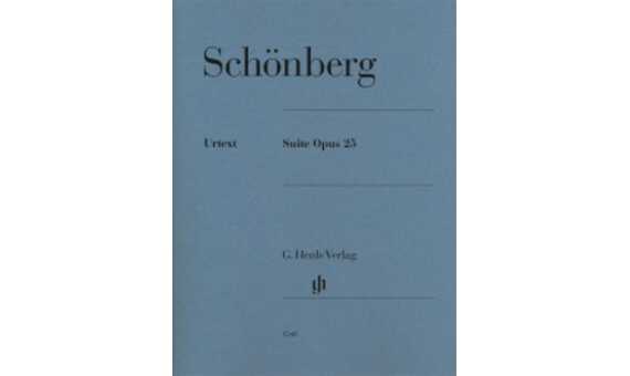 SCHOENBERG A. - SUITE - OP.25 URTEXT