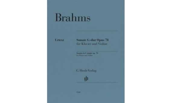 BRAHMS J. - SONATA SOL M OP.78 URTEXT (VIOLIN Y PIANO) DIGITADA