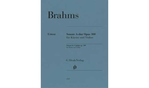 BRAHMS J. - SONATA Nº2 LA M URTEXT - OP.100
