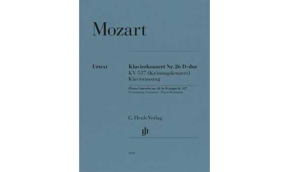 MOZART W.A. - CONCIERTO Nº26 RE M CORONACION (URTEXT) - KV.537