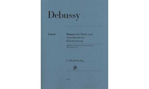 DEBUSSY C. - DANZAS PARA ARPA Y PIANO URTEXT