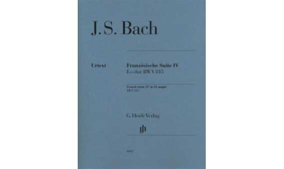 BACH J.S - SUIT FRANCESA Nº 4 MI b M BWV 815 URTEXT (DIGITADA)