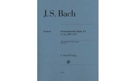 BACH J.S - SUIT FRANCESA Nº 6 MI M BWV 817 URTEXT (DIGITADA)