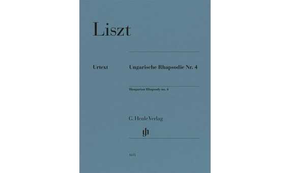 LISZT F. - RAPSODIA HUNGARA Nº 4 URTEXT (DIGITADA)