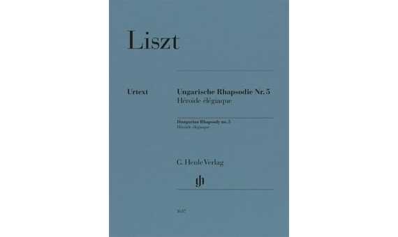LISZT F. - RAPSODIA HUNGARA Nº 5 "HEROIDE ELEGIACA" URTEXT (DIGITADO)