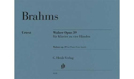 BRAHMS J. - VALSES (16) - OP.39 URTEXT - (P4M) DIGITADO