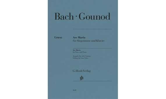 BACH-GOUNOD - AVE MARIA Y AVE MARIA (VOZ BAJA) URTEXT