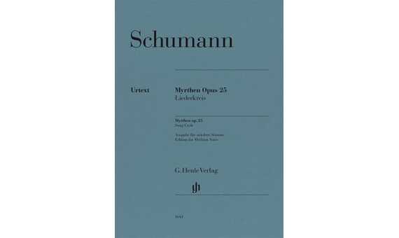 SCHUMANN R. - MYRTHEN OP.25 URTEXT VOZ MEDIA
