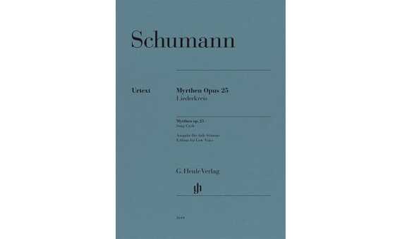 SCHUMANN R. - MYRTHEN OP.25 URTEXT VOZ BAJA