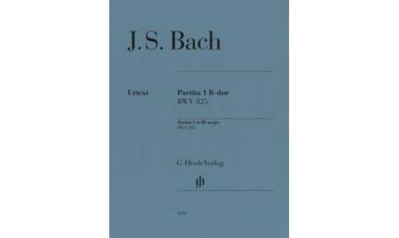 BACH J.S. - PARTITA Nº 1 SI B. M BWV.825 CON DIGITACION URTEXT
