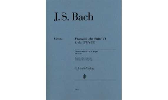 BACH J.S - SUIT FRANCESA Nº 6 MI M BWV 817 URTEXT