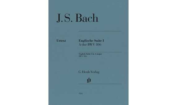 BACH SUIT INGLESA Nº 1 LA M BWV 806 URTEXT DIGITADA