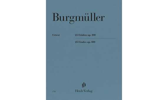 BURGMULLER F. - ESTUDIOS FACILES (25) OP.100 URTEXT