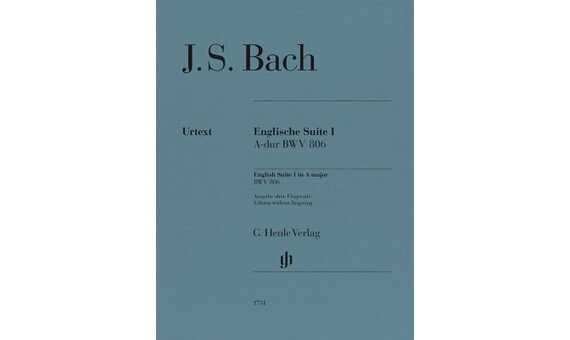 BACH SUIT INGLESA Nº 1 LA M BWV 806 URTEXT