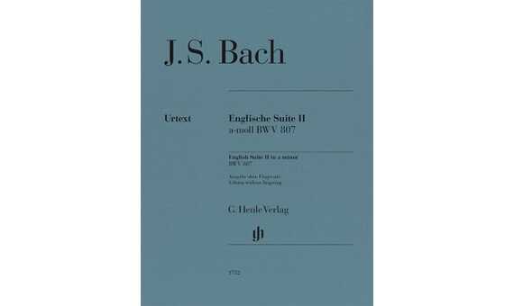 BACH SUIT INGLESA Nº 2 LA m BWV 807 URTEXT