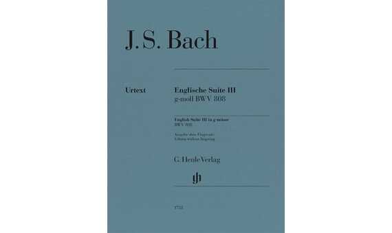 BACH SUIT INGLESA Nº 3 SOL m BWV 808 URTEXT