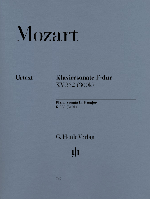 MOZART W.A. - SONATA FA M KV.332 - URTEXT (P)