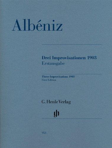 ALBENIZ I. - IMPROVISACIONES (3)+ CD URTEXT