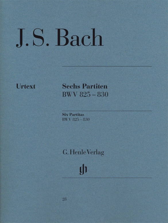 BACH J.S. - PARTITAS URTEXT (6) - BWV.825-830 DIGITADO = HVE518