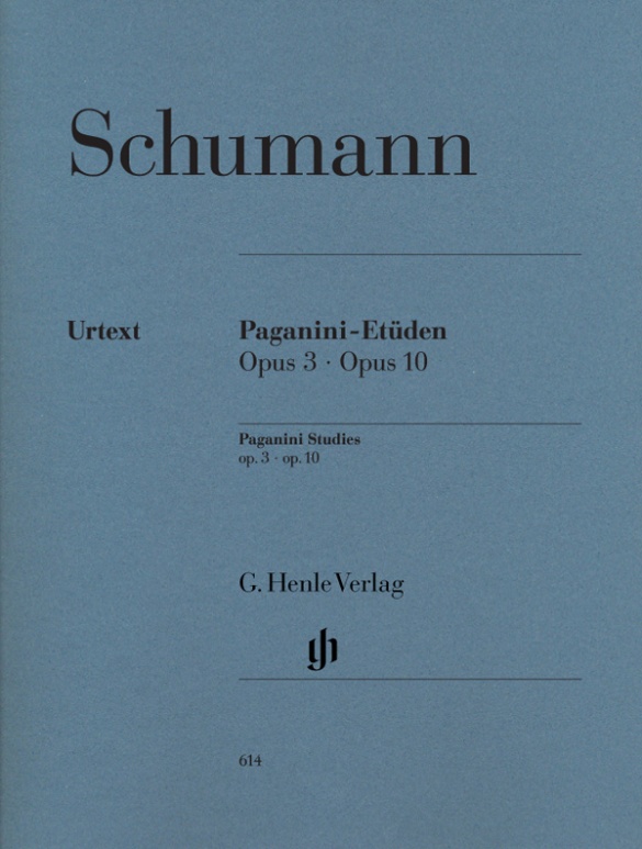 SCHUMANN R. - ESTUDIOS CAPRICHOS PAGANINI (COMPLETOS) - OP.3/10