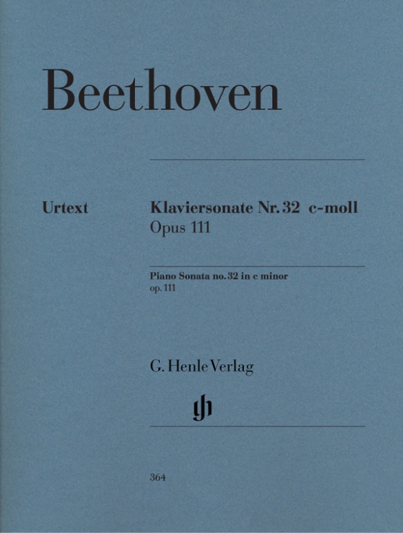 BEETHOVEN L.V. - SONATA Nº32 DO m - OP.111 URTEXT -