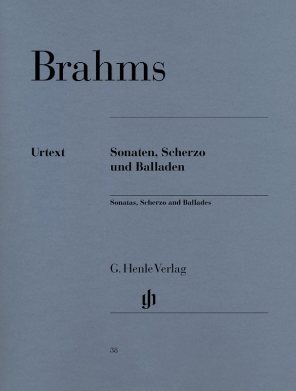 BRAHMS J. - SONATAS, SCHERZO Y BALADAS URTEXT -