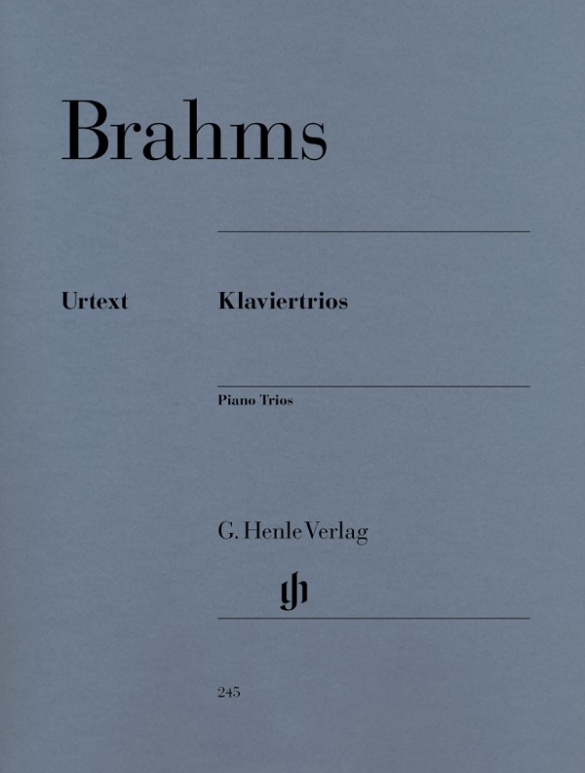 BRAHMS J. - TRIOS URTEXT (SC+PT) V/VCP -