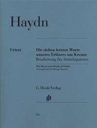 HAYDN J. - SIETE PALABRAS DE CRISTO 2V/VA/VC - OP.51 Nº1-7 URTEXT