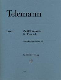 TELEMANN G.P. - FANTASIAS (12) - URTEXT (FL)
