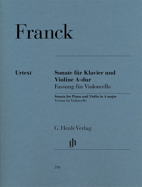 FRANCK C. - SONATA LA M URTEXT - (VC/P)