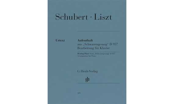 SCHUBERT F /LISZT F. - AUNFENTHALT AUS SCHWANENGESANG D957 URTEXT