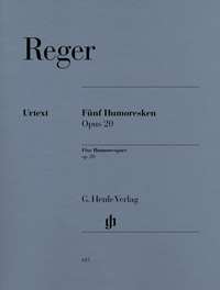 REGER M. - HUMORESCAS (5) OP.20 URTEXT -