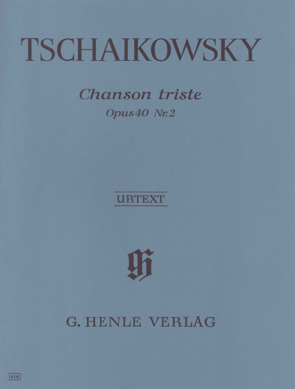 TCHAIKOVSKY P.I. - CANCION TRISTE OP.40 Nº2 URTEXT -