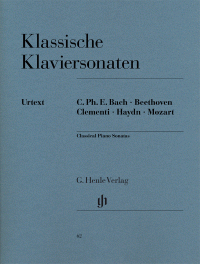 ALBUM - SONATAS CLASICAS (BACH. BEETHOVEN. CLEMENTI. HAYDN. MOZART) URTEXT -