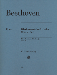 BEETHOVEN L.V. - SONATA Nº3 DO M OP.2 Nº3 URTEXT -