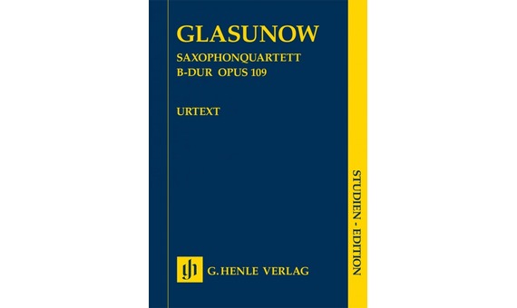 GLAZUNOV A. - CUARTETO - OP.109 SI b M (BOLSILLO) URTEXT