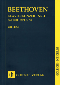 BEETHOVEN L.V. - CONCIERTO Nº4 SOL M (P) URTEXT - OP.58