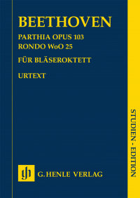 BEETHOVEN L.V. - PARTHIA OP. 103 · RONDO WoO 25 OCTETO DE VIENTO (BOLSILLO)