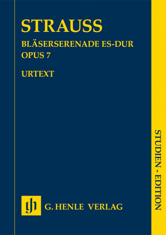 STRAUSS R. - SERENATA MIb M OP.7 PARA INSTRUMENTOS DE VIENTO ( BOLSILLO) URTEXT
