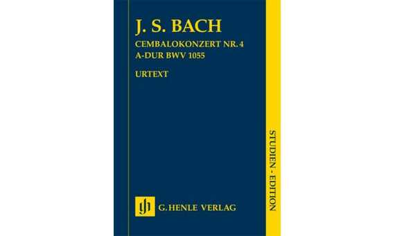 BACH J.S. - CONCIERTO LA M URTEXT - BWV.1055 ORQUESTA BOLSILLO URTEXT