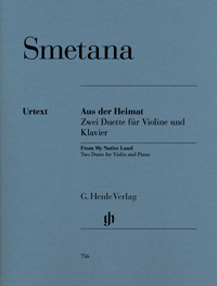SMETANA B. - DESDE MI TIERRA - 2 DUOS PARA VIOLIN/PIANO -