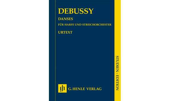 DEBUSSY C. - DANZAS PARA ARPA Y ORQUESTA CUERDA BOLSILLO URTEXT