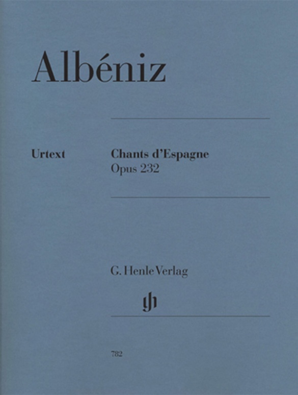 ALBENIZ I. - CANTOS DE ESPAÑA URTEXT - OP.232