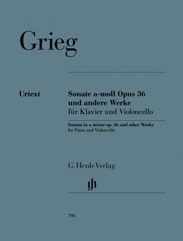 GRIEG E. - SONATA LA m - OP.36 URTEXT -