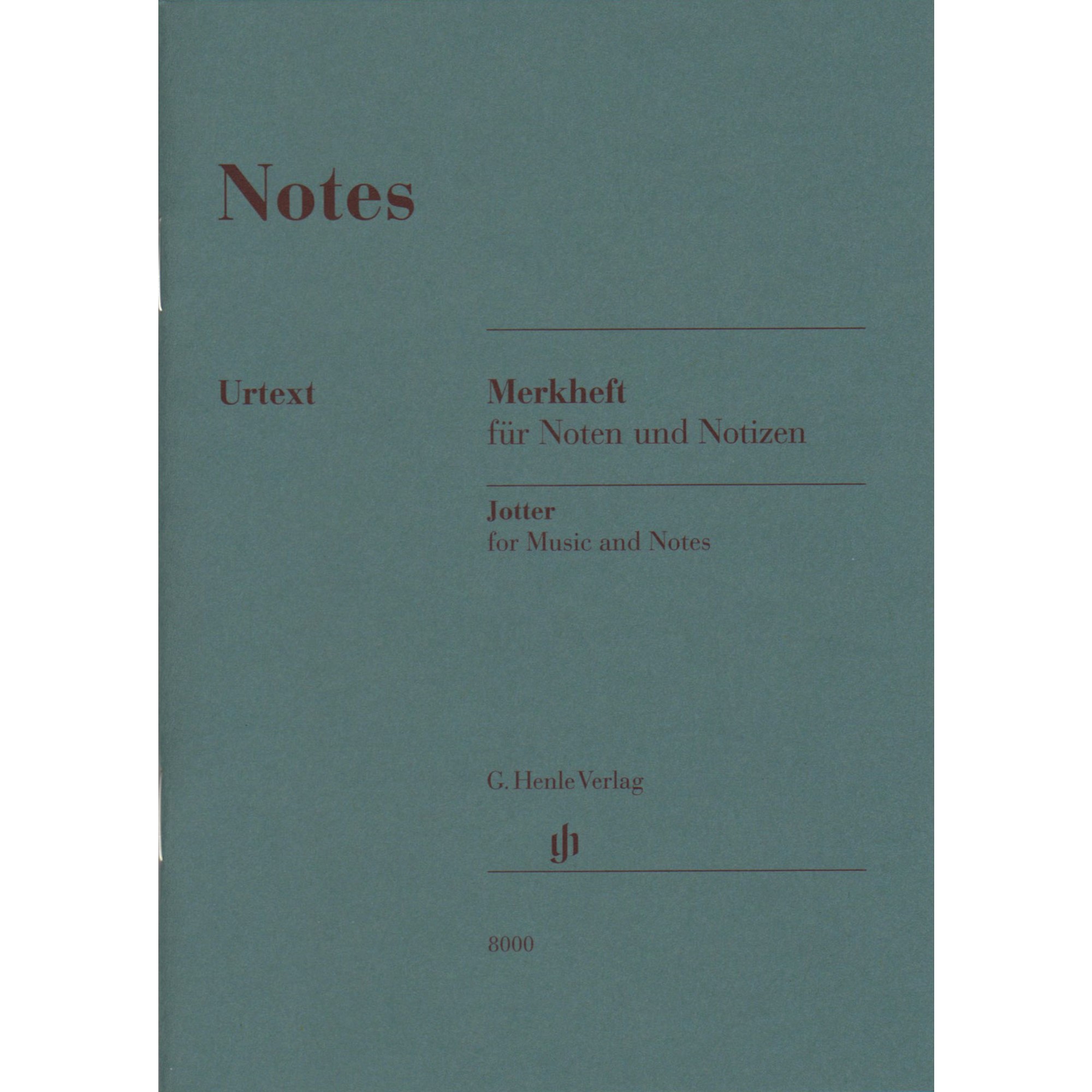CUADERNO PEQUEÑO NOTAS - HENLE VERLAG