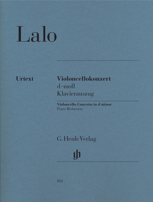 LALO E. - CONCIERTO RE m URTEXT - (VC/P)