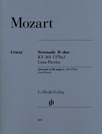 MOZART W.A. - SERENATA SIb M KV. 361 (370a) URTEXT -