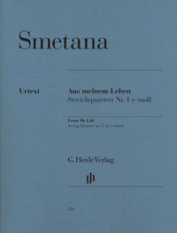 SMETANA B. - CUARTETO CUERDA Nº 1 MI m "DE MI VIDA" URTEXT -