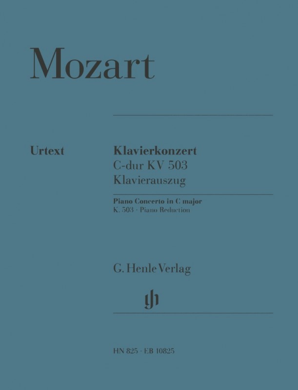 MOZART W.A. - CONCIERTO PIANO Nº 25 DO M KV503